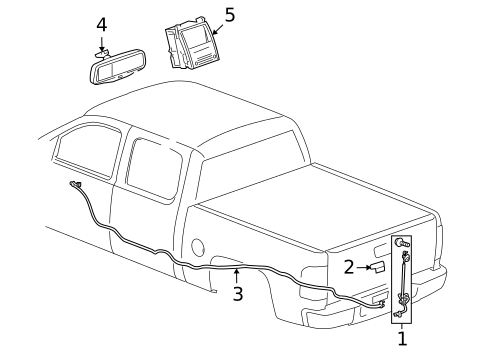 Parking Aid for 2011 Chevrolet Silverado 3500 HD #0