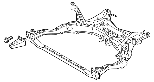 makebow7ページ KB7W-34-80XD - Engine Cradle - 2017-2025 Mazda | Mazda Swag