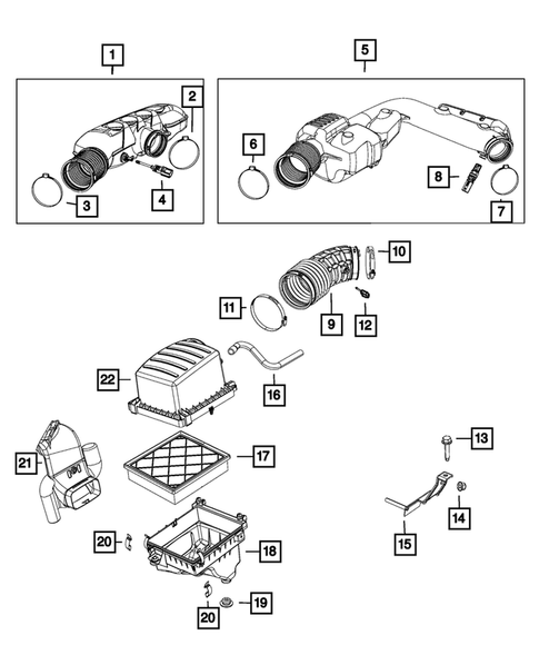 Air Cleaner for 2023 Dodge Durango #1