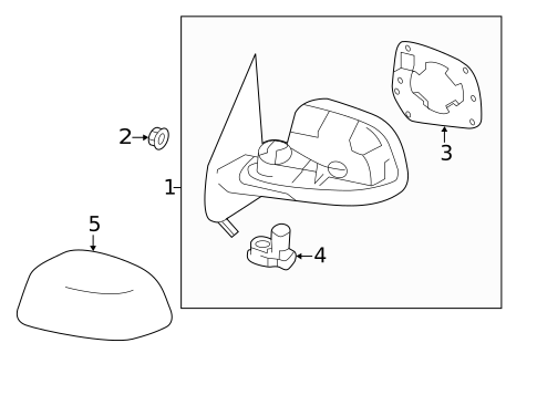 Outside Mirrors for 2014 Nissan Versa #0