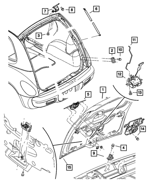 Lift and Tail gates for 2008 Chrysler PT Cruiser #0