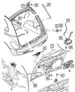 5170968AD - Doors, Door Mirrors and Related Parts: Liftgate for Mopar Image image