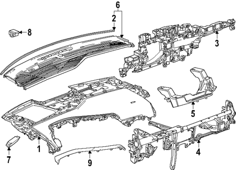 Instrument Panel for 2025 Cadillac OPTIQ #0