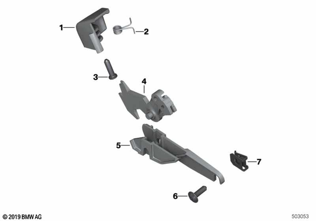 46638534622 - Frame and Mounting Parts: Spring -  for BMW-Motorrad Image