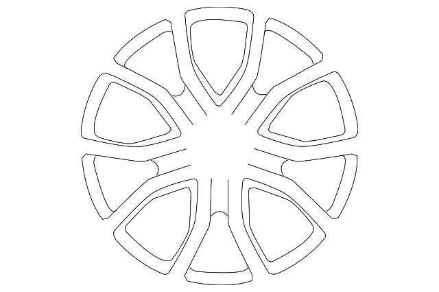Wheel, Alloy - Porsche (9Y0-601-025-DC-C9X)