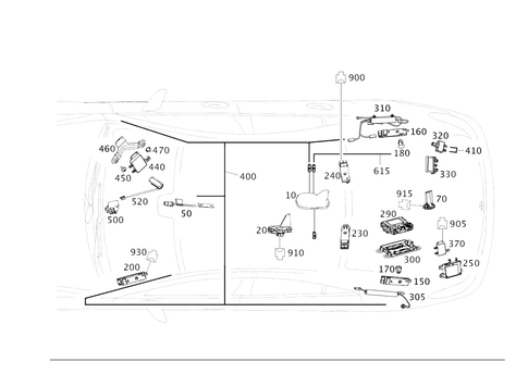 Antenna, Antenna Amplifier and Wiringharnesses for 2018 Mercedes-Benz CLS63 AMG S #0