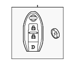 285E35SA1C - : Keyless Entry Transmitter for Nissan: LEAF Image