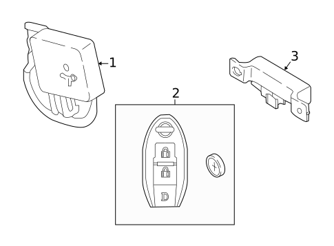 Keyless Entry Components for 2023 Nissan LEAF #0