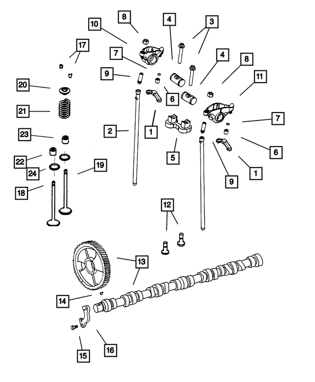 5016333AA - : Valve Guide Seal, Exhaust for Mopar Image