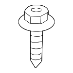 9015950388 - Body: Grille Screw for Lexus: GX460, LX570, LX600, LX700h, NX200t, NX250, NX300, NX300h, NX350, NX350h, NX450h+, RX350, RX350L, RX450h, RX450hL, RZ300e, RZ450e Image