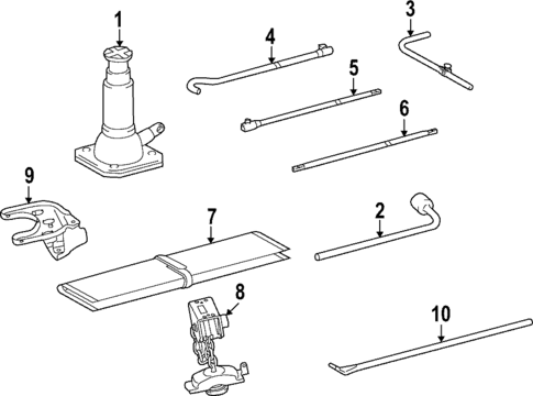 Jack & Components for 2024 Toyota 4Runner #0