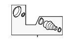 3Q0498201 - Driveline &amp; Axles: Cv Joint Boot Kit for Volkswagen Image