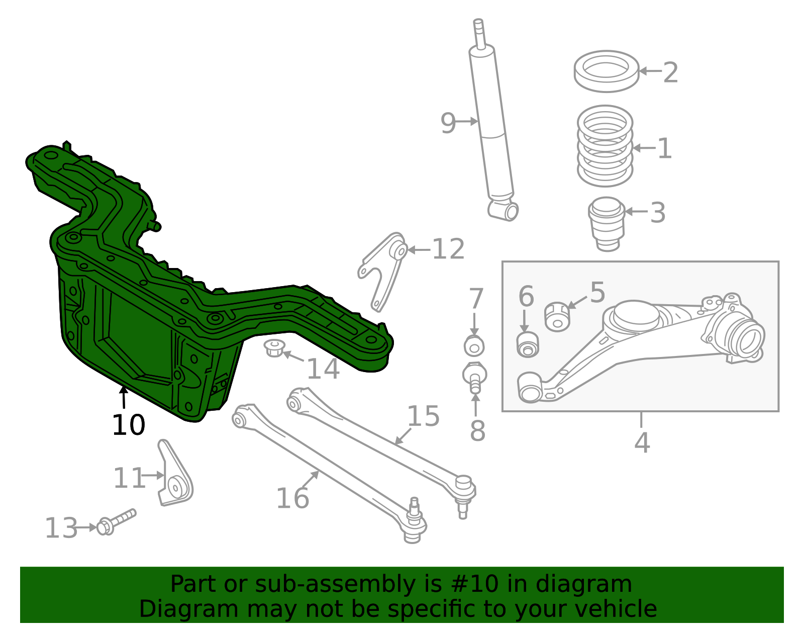 【D1様用】TARM / Nad Tulevad Kääpaist ZZD1-28-800 - Cross-Member 2009-2011 Mazda Tribute | Mazda-Parts