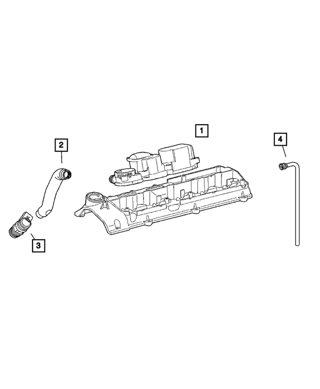 « 5117234AB –  : Induction D`air Durite pour Mopar Image »