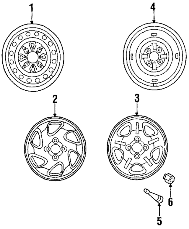 403000M810 - : Wheel, Alloy for Nissan Image