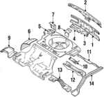 8941646151 - : Reinforcement for Isuzu Image