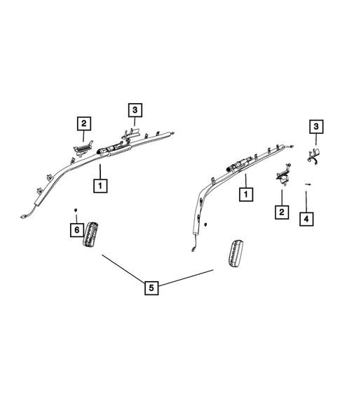 Air Bags for 2021 Jeep Renegade #1