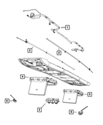 68149284AB - Interior Trim: Auxiliary Lamp for Mopar Image