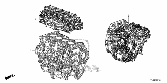 Engine Assy. - Transmission Assy. for 2019 Honda HR-V #0