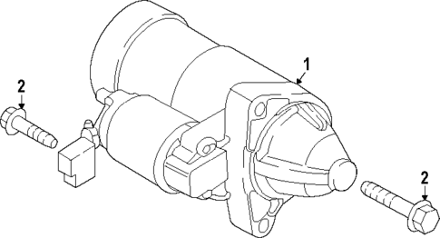 Starter for 2025 Mazda CX-90 #1