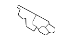 86257SJ000 - Body: Rear Cover Cap for Subaru Image
