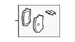 5C0698451D - Brakes: Disc Brake Pad Set for Volkswagen Image