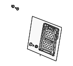 5C6885503C - Body: Seat Back Frame for Volkswagen Image