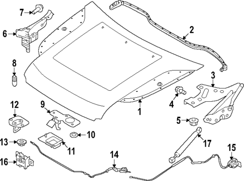 Hood & Components for 2023 Land Rover Defender 90 #0