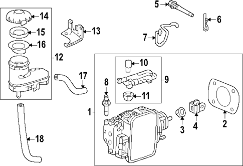 Hydraulic System for 2024 Acura MDX #0