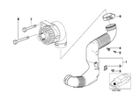 12311432463 - Engine Electrical System: Air Channel for BMW Image