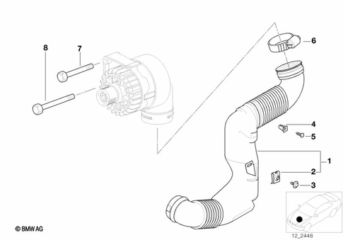 Alternator Cooling for 2000 BMW Z3 2.8 #0
