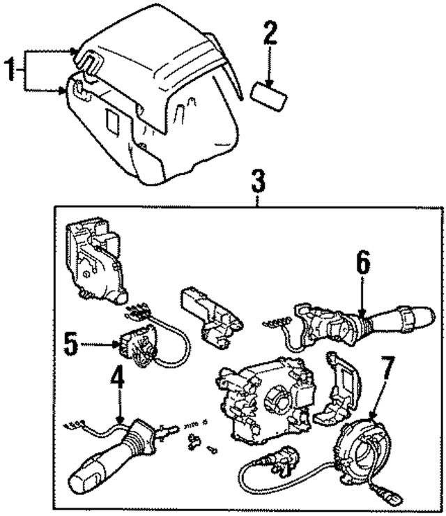 4528624906G0 - : Steering Column Cover for Lexus Image
