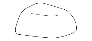 963745RB0H - : SIDE MIRROR COVER / SKULL CAP (LH) (P15 ZE1 N18) for Nissan: Kicks, Kicks Play, LEAF, Versa Image