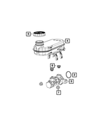 5191826AA - Brakes: Master Cylinder To Booster Seal for Mopar Image