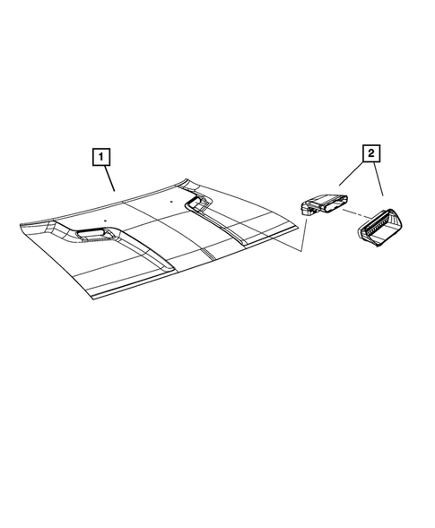 Hood and Hood Release for 2010 Dodge Challenger #1