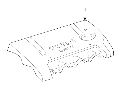Engine Appearance Cover for 2006 Toyota Corolla #0