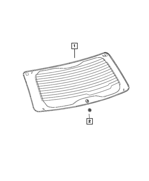 Glass and Interior Rearview Mirror for 2026 Dodge Durango #4