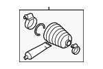 31605A42B47 - Suspension: Inner Boot for BMW Image