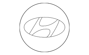 52960S8300 - : Center Cap for Hyundai: Palisade Image