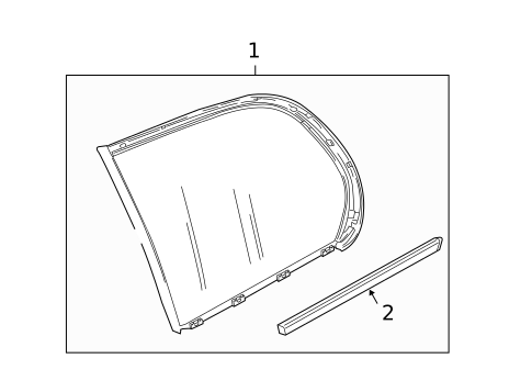 Glass & Hardware for 2008 Jaguar X-Type #0
