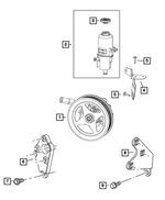 68225510AB - Steering: Power Steering Fluid Reservoir for Mopar Image
