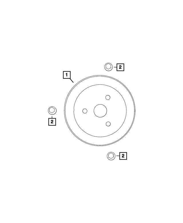 68635732AB - Cooling: Water Pump Pulley for Mopar Image