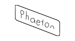 3D0853675AR739 - Body: Nameplate for Volkswagen: Phaeton Image