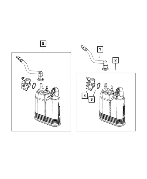 Vacuum Canister/Leak Detection Pump for 2020 Jeep Grand Cherokee #0