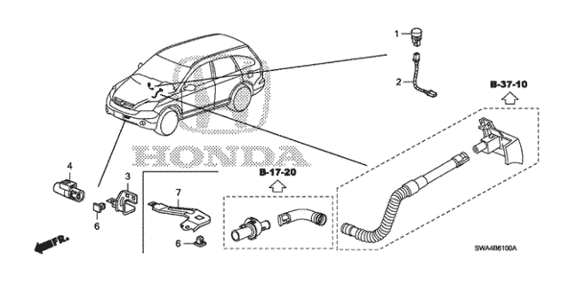 A/C Sensor for 2008 Honda CR-V #0
