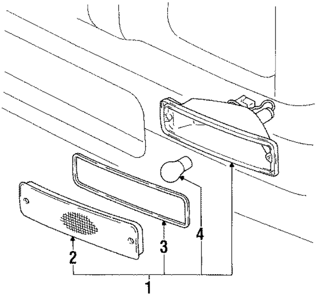 8151289133 - : Lens Gasket for Toyota Image