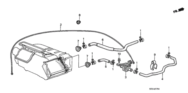 Water Valve for 1986 Honda Accord #0