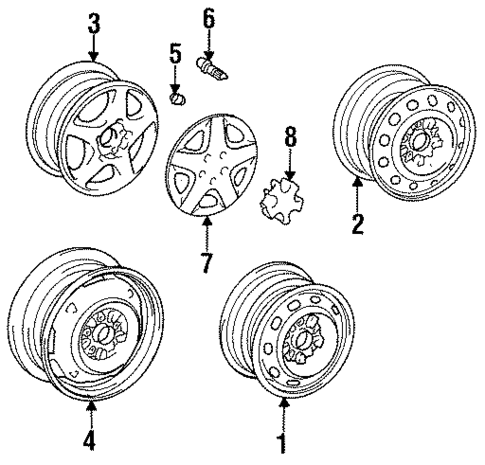 Wheels for 1998 Toyota Celica #0