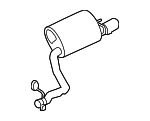 C2C36498 - Exhaust: Rear Muffler for Jaguar Image