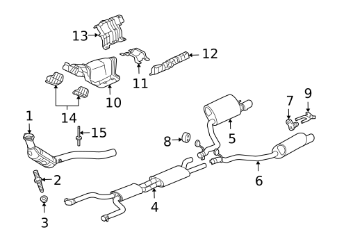 Exhaust Components for 2009 Jaguar Vanden Plas #0